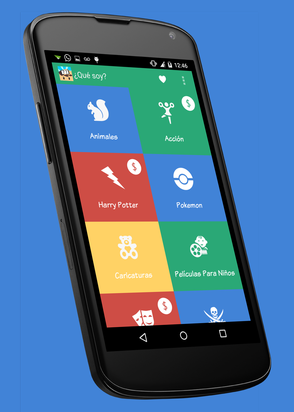 Android application What Am I? – Word Charades screenshort