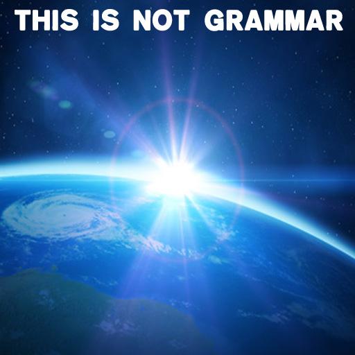 THIS IS NOT GRAMMAR LOGO-APP點子