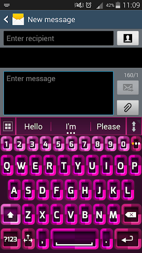 A.I. Type Pink Keyboard א