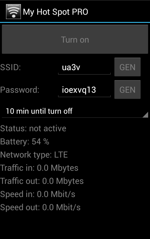 My Hot Spot PRO Screen 2