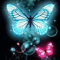 Light Butterflies Mother n Son logo
