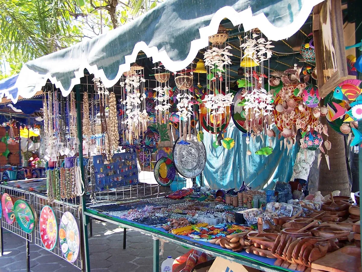 San-Blas-Nayarit-Mexico - A market stand in San Blas on the Pacific coast of Mexico. The area offers some of the best surfing in Mexico.