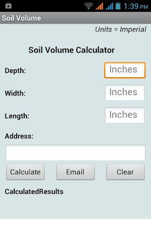 Soil Volume Calculator