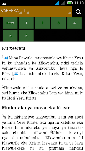 BIBELE Bible in Tsonga