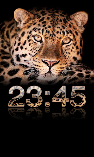 Leopard Digital Clock