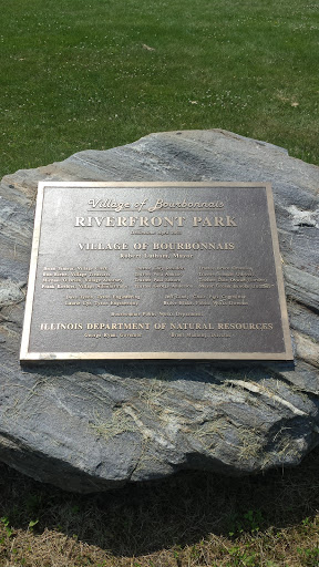 Riverfront Park Dedication Plaque