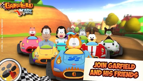 Android application Garfield Kart screenshort
