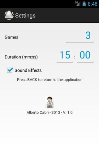 Soccer Timer Screen 3
