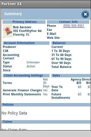 Partner XE Mobile Screen 3