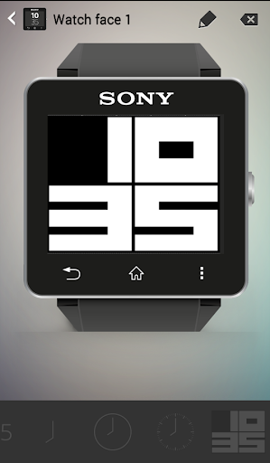 Big Clock Sony SmartWatch 2