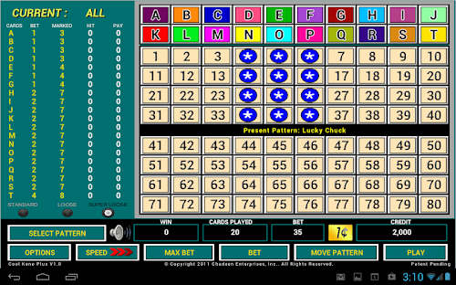 Android application Cool Keno Gold screenshort