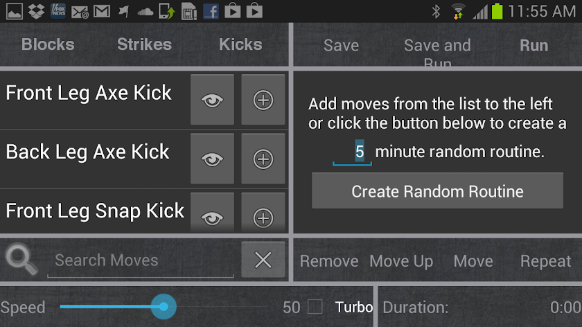 Total Control: TaeKwonDo Pro Screen 2