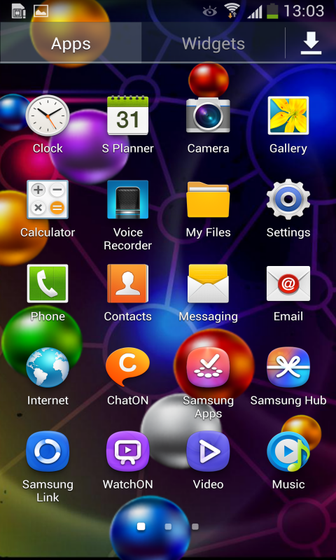 Colorful Ball Live Wallpaper Screen 3