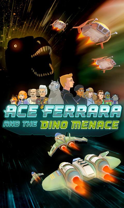Android application Ace Ferrara &amp; The Dino Menace screenshort