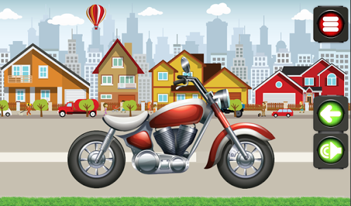 Animated Puzzles motorcycle