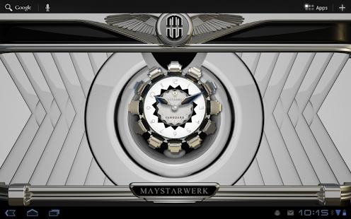 Clock Widget Vanguard - náhled