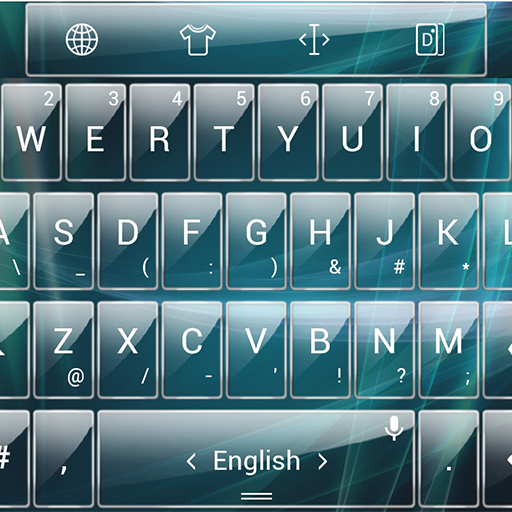 Theme TouchPal Glass Aqua LOGO-APP點子