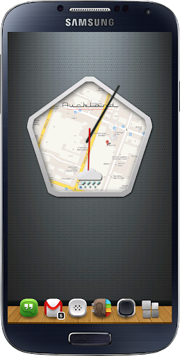 Map Clock - Zooper Widget