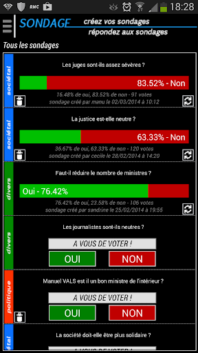 Créez vos propres sondages