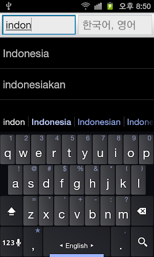 인도네시아어 한방 검색