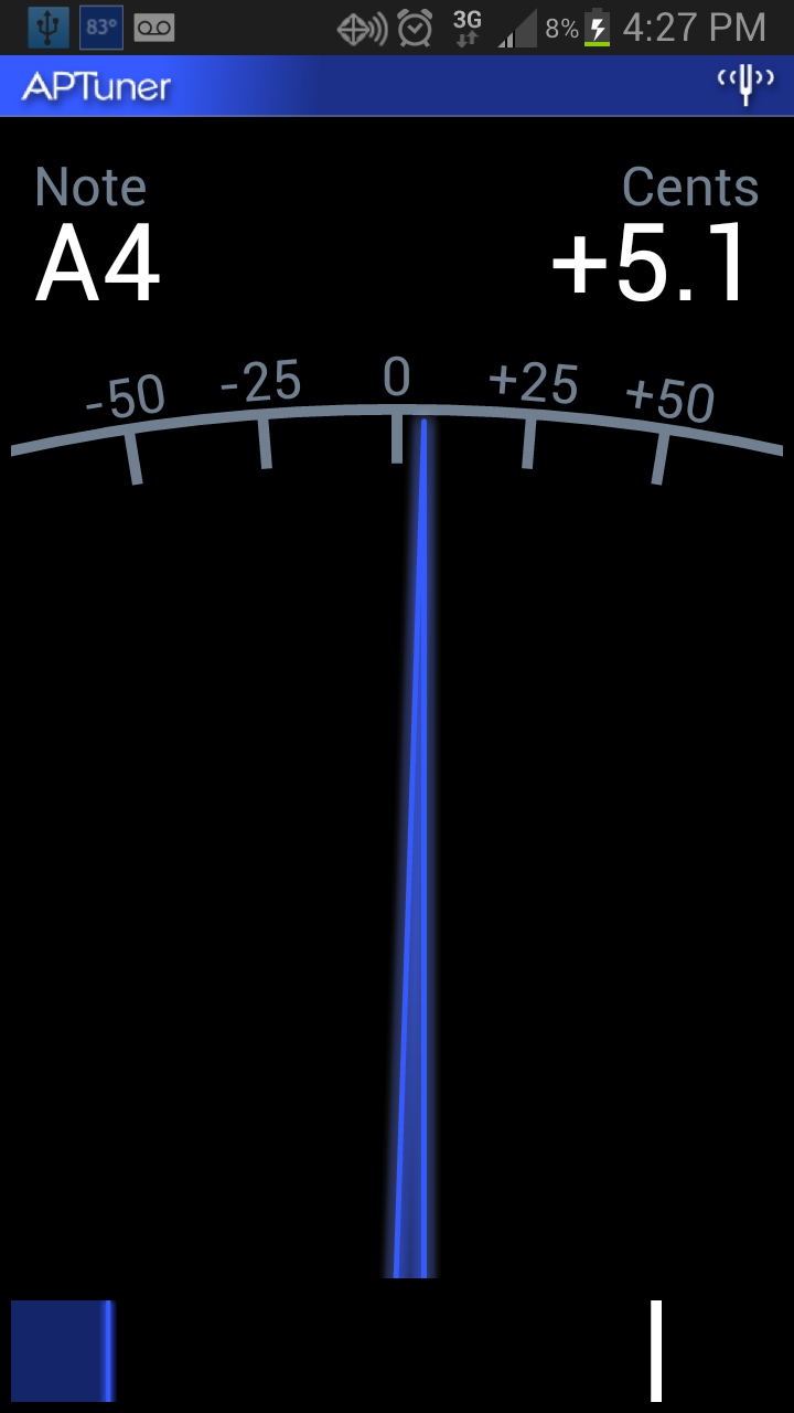 APTuner - Chromatic Tuner Screen 1