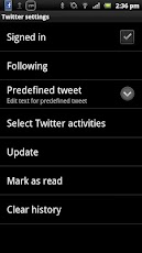 Sony Smart Extras� Twitter