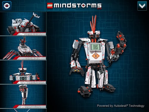 Android application LEGO® MINDSTORMS® 3D Builder screenshort