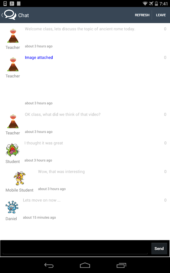 Backchannel Chat App for Android icon