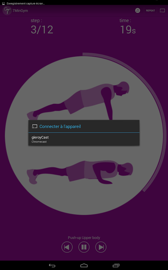   7MinGym Chromecast-AndroidTV (ekrano kopija) 
