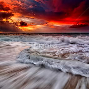 sunset streamback by Raung Binaia - Landscapes Waterscapes