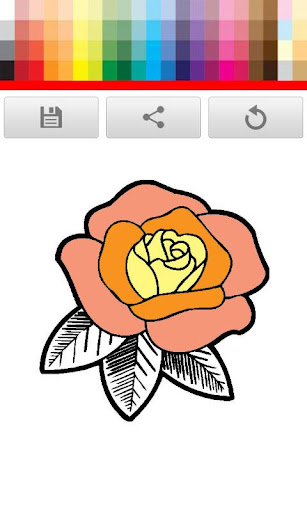 【免費休閒App】Roses Coloring Book-APP點子