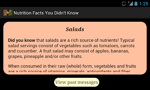 Nutrition Facts You Didnt Know Screenshots 2