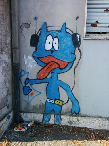 Blue Cat Murales