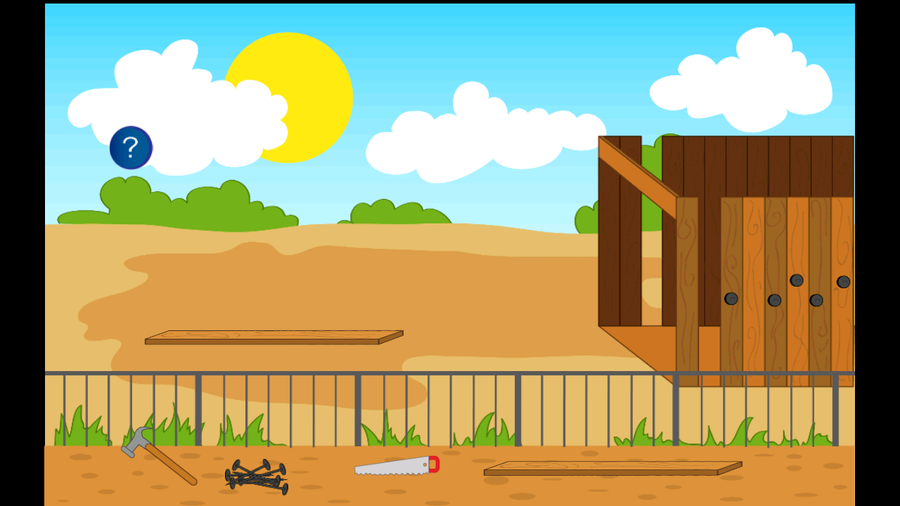 Android application Trip to the zoo for kids screenshort