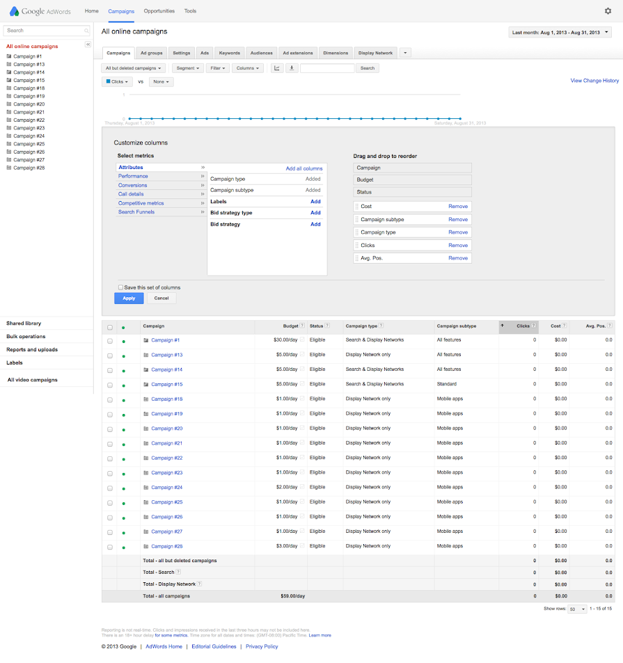 See how to save columns for future use