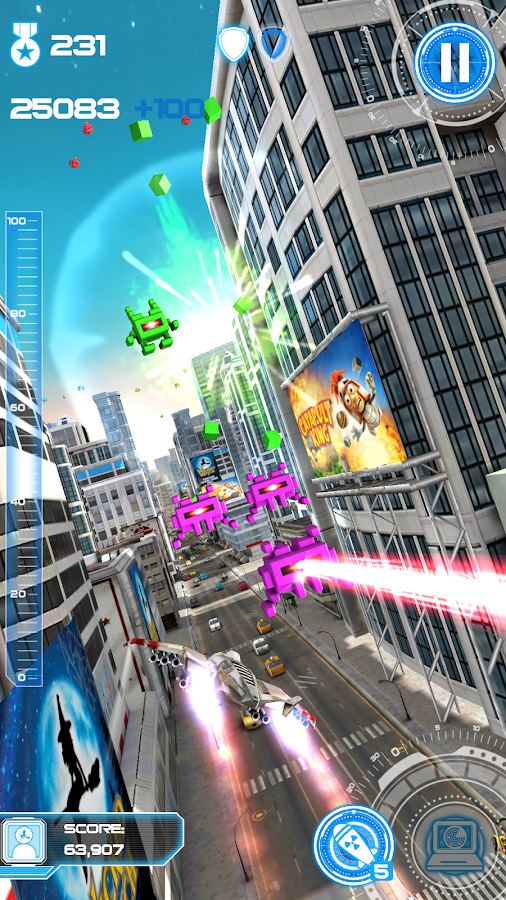   Jet Run: City Defender: captura de tela 