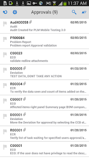 Oracle PLM Mobile Screenshots 5