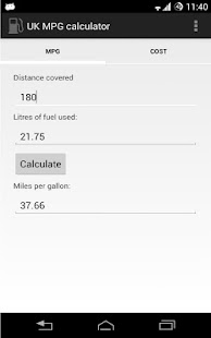 Lastest UK MPG Fuel Calculator(AdFree) APK for Android