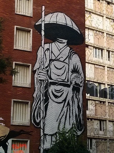 Samuraï On The Wall