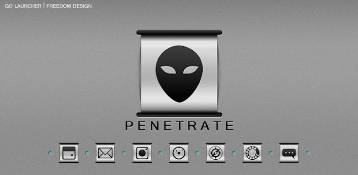 Penetrate GO LauncherEX Theme v1.0 APK