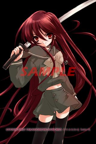 ｢灼眼のシャナ(原作)｣電モバ Wallpaper Screen 2