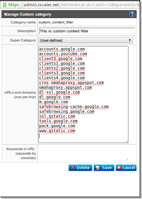 Zscaler setup