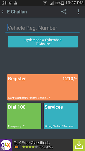 E Challan HYD