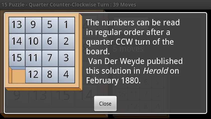 15 Puzzle Screen 3