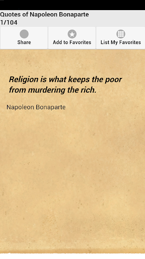 Quotes of Napoleon Bonaparte