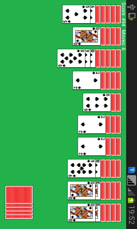 spider solitaire the card game Screen 2