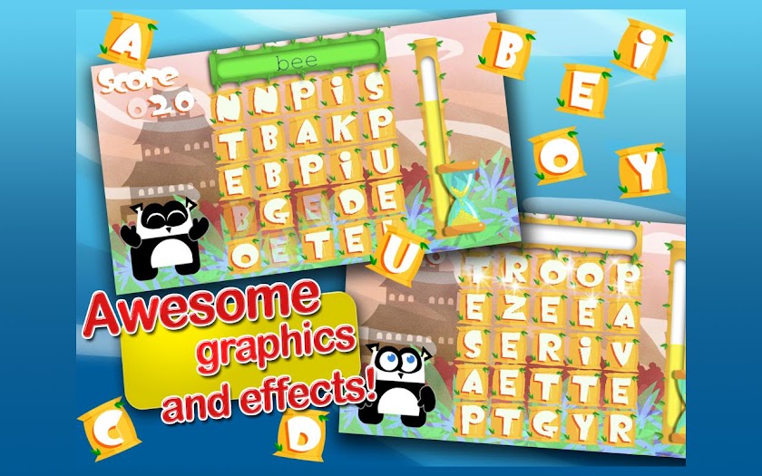 Panda Boggle Screen 2