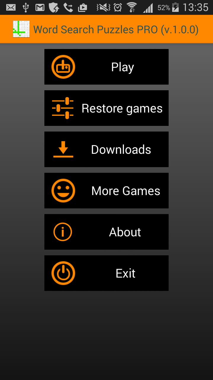 Android application Word Find Puzzles,Word search puzzles with quotes screenshort