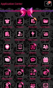 Black Lace GO SMS Theme Screenshots 3