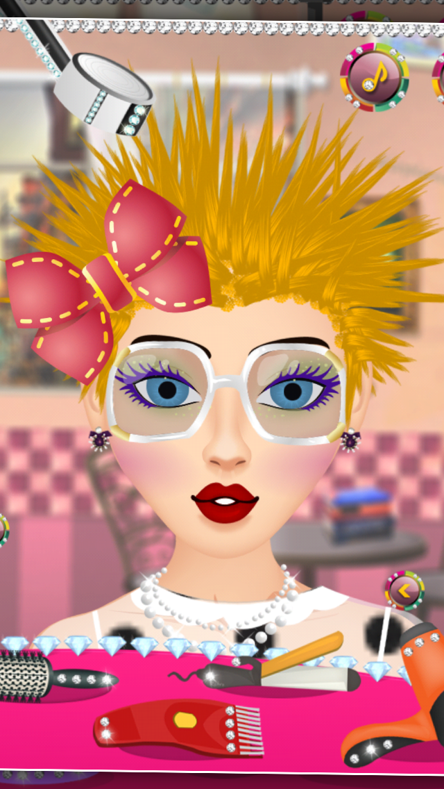 Real Hair Salon - Girls games Screen 2